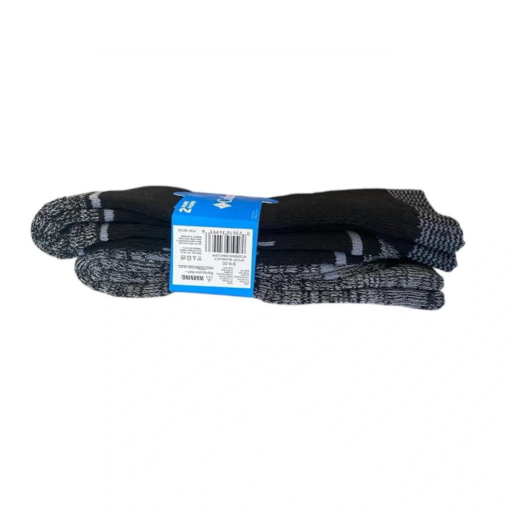 Columbia 2 Pair Moisture Control Crew Socks